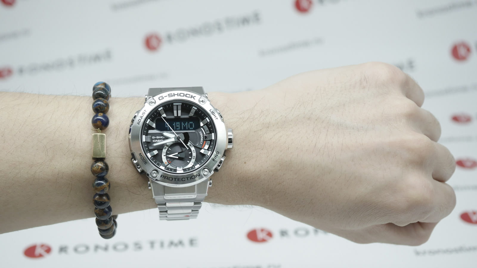 Casio Casio G-Shock GST-B200D-1A, g-shock япония мужские часы боковой вид